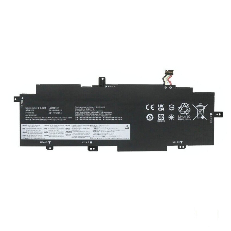 BATTERY FOR LENOVO THINKPAD X1 CARBON 9TH 10TH L20M4P72