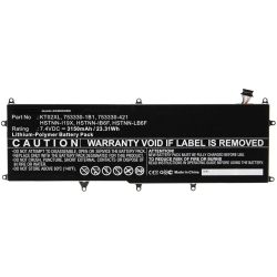 Laptop battery HP PRO X2 612 G1 KEYBOARD BASE KT02XL 3230MAH 7.5V