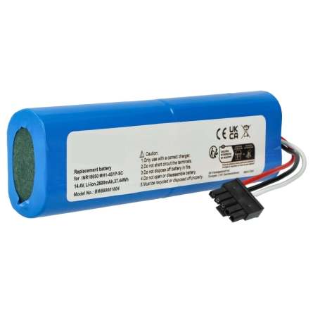 BATTERY FOR ROBOT VACUUM CLEANER ILIFE A4S 4S1P-001 BLUE 14.4V 2800MAH