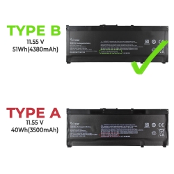 Laptop Battery for HP PAVILION 15-CX 15-CX0020NR L08855-855 HSTNN-IB8L SR03XL