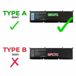 DELL ALIENWARE M15 R3 R369KF2 Laptop Battery