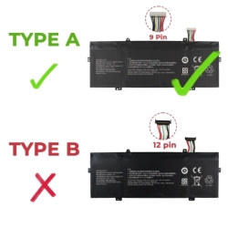 Laptop battery HUAWEI MATEBOOK 14 HB4593R1ECW 9 PINS