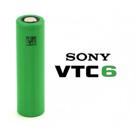 Sony Murata VTC6 18650 Lithium Cell 3000mAh 30A INR18650