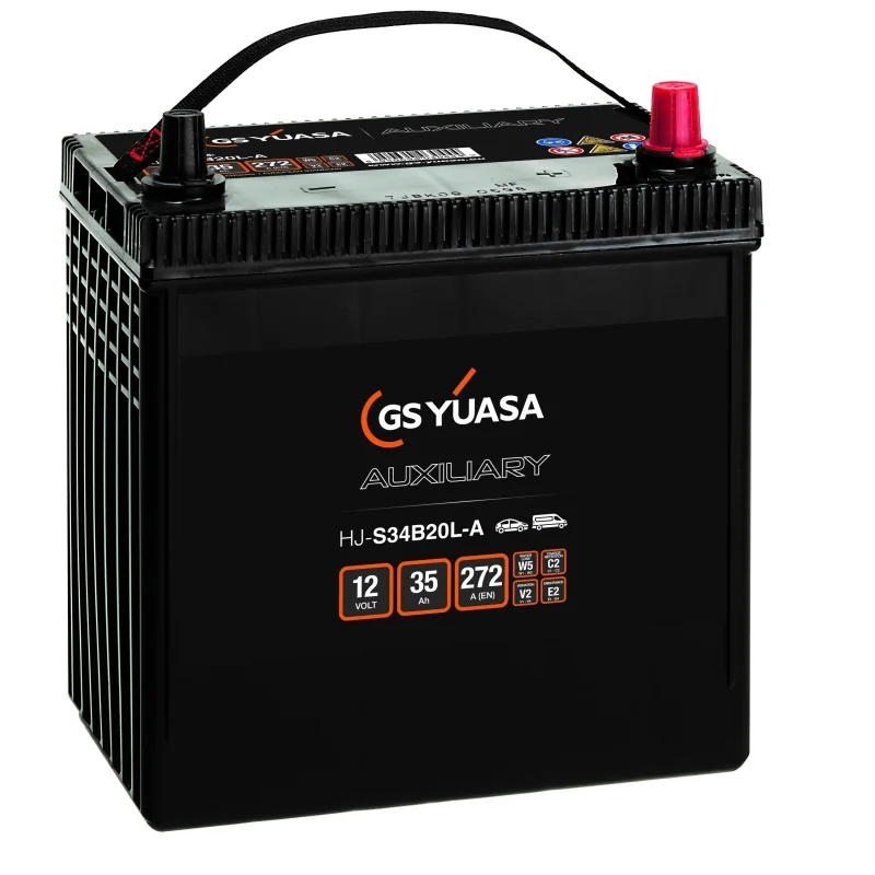 Yuasa S34B20L 12V 35Ah 265A JIS Battery