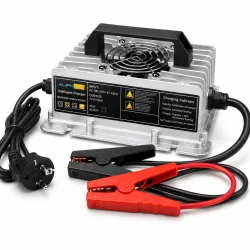 LiFePO4 30A Charger for 12.8V Lithium Batteries with Clamps