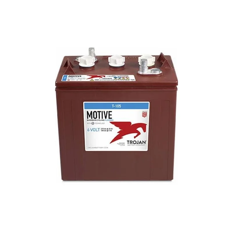 Trojan T-105 6V 225Ah deep-cycle battery