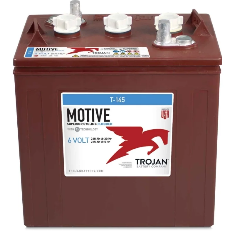 Trojan T-145 6V 260Ah deep-cycle battery