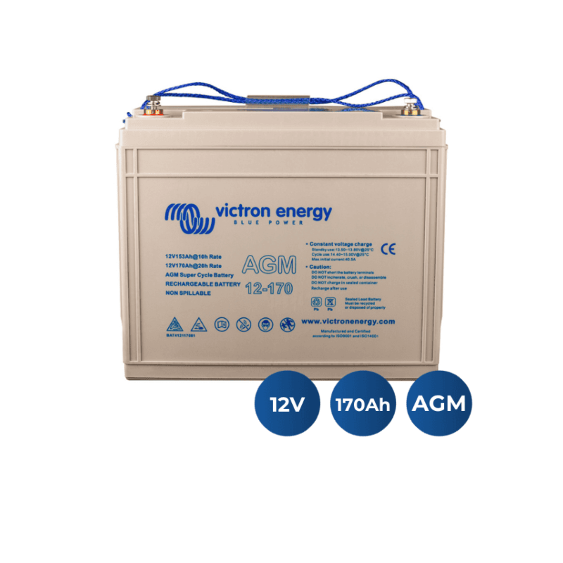 Victron AGM Super Cycle 12V 170Ah M8 Battery