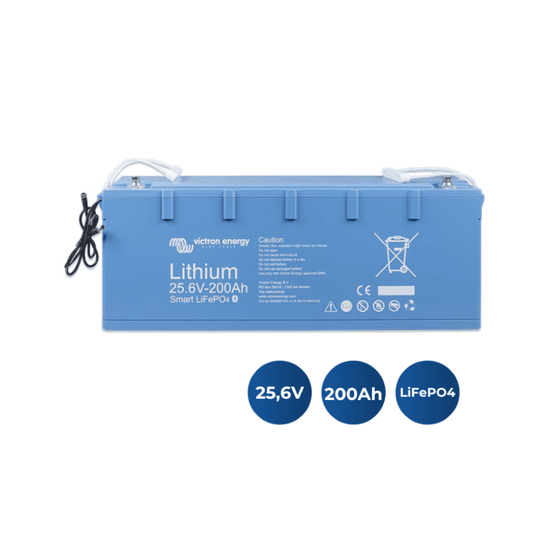 Victron Lithium Smart 25.6V 200Ah LiFePO4 Battery