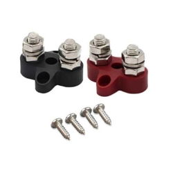 Victron Energy Dual Terminal Stud M8-linked set (1 red/1 black)