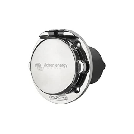 Victron Energy Power Inlet stainless with cover 16A/250Vac (2p/3w) (SHP301602000)