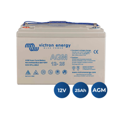 Victron Energy 12V/25Ah AGM Super Cycle Batt. (M5) (BAT412025081)