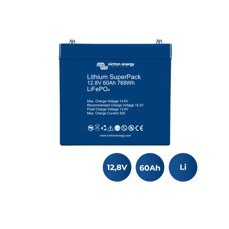 Victron Energy Lithium SuperPack 12,8V/60Ah (M6) (BAT512060705)