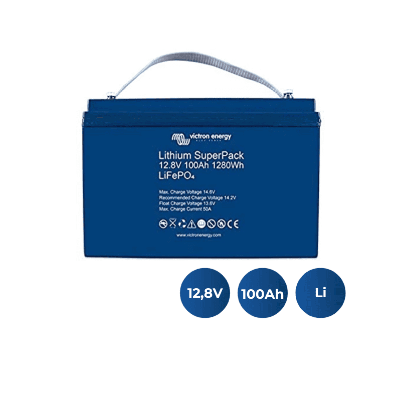 Victron Energy Lithium SuperPack 12,8V/100Ah-a (M8) (BAT512110712)