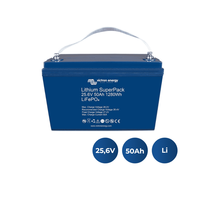 Victron Energy Lithium SuperPack 25,6V/50Ah (M8) (BAT524050705)