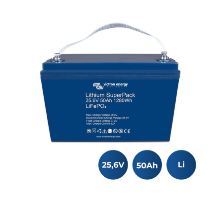Victron Energy Lithium SuperPack 25,6V/50Ah (M8) (BAT524050705)