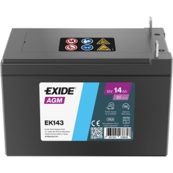 Battery-Exide Auxiliary EK143 14Ah