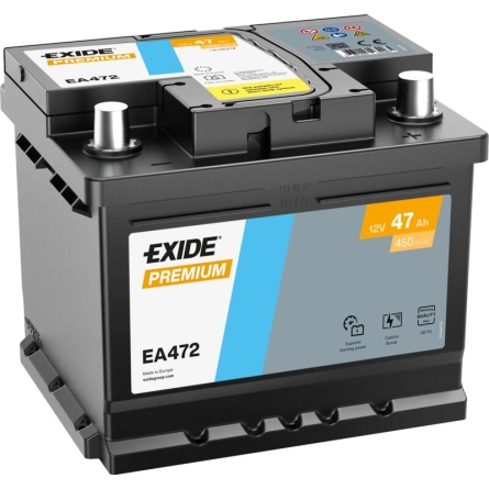 Battery Exide Premium EA472 47Ah