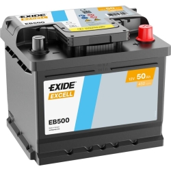 Exide Excell EB500 Car Battery 50Ah