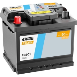 Exide Excell EB501 Car Battery 50Ah