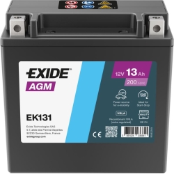 Battery-Exide Auxiliary EK131 13Ah