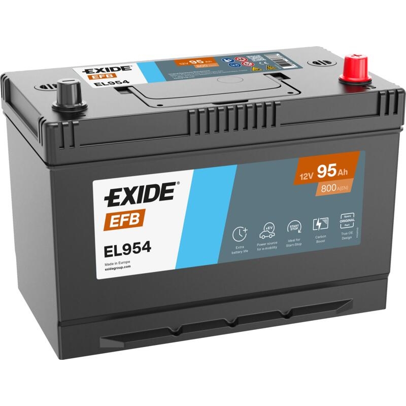 Exide EL954 Start-Stop EFB Battery 95Ah