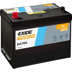 Battery Exide Premium EA755 75Ah