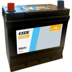 Exide Excell EB451 Car Battery 45Ah