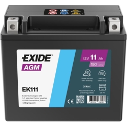 Battery-Exide Auxiliary EK111 11Ah