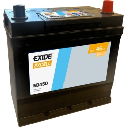 Exide Excell EB450 Car Battery 45Ah