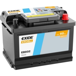 Exide Excell EB602 Car Battery 60Ah