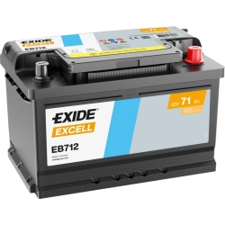 Exide Excell EB712 Car Battery 71Ah