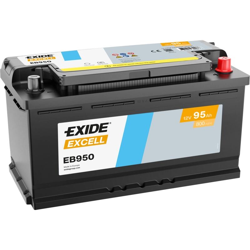 Exide Excell EB950 Car Battery 95Ah