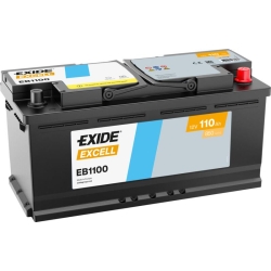 Exide Excell EB1100 Car Battery 110Ah