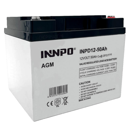 Lead-Acid AGM Battery 12V 50Ah