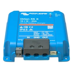 Victron DC-DC battery charger booster Orion XS 12/12-50A, front view.