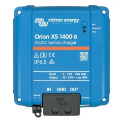Victron DC-DC battery charger booster Orion XS 1400, top view.