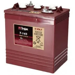 (old model) Trojan Motive T-145 6V 260Ah Deep-Cycle Flooded Lead-Acid Battery
