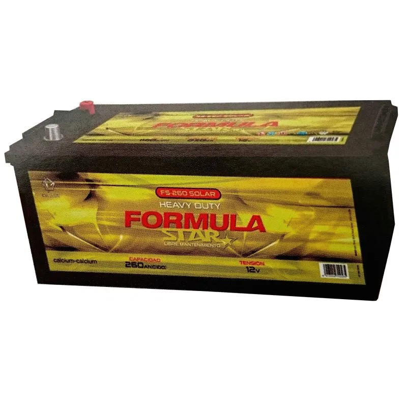 Lead-Acid AGM 12V 260Ah Battery Formula Star Solar FS260-Solar