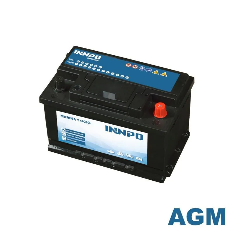 UPLUS Batterie AGM CARBONE 90Ah - Batteries - BigShip Accastillage -  Accessoires pour bateaux