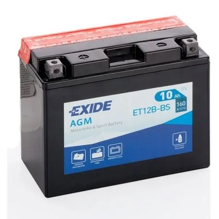 Batterie Exide ET14B-BS 12V 12Ah AGM