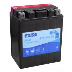 Batterie moto Exide AGM12-12 YTX14-BS 12v 12ah 200A