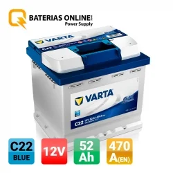 Battery Varta C22 52Ah