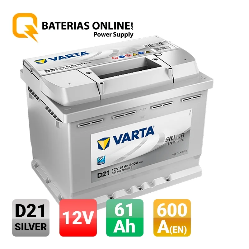 Car Battery 61AH Varta Silver Dynamic 600A, Car Accessories, Electronics &  Lights on Carousell