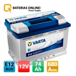 Bateria Varta Blue Dynamic E12 12V 74Ah