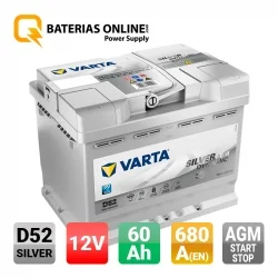 Batterie VARTA A8 Start & Stop Silver Dynamic xEV 60 Ah - 680A - Auto5