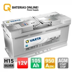 Battery Varta H15 105Ah Varta Start Stop