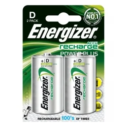 Rechargeable batteries Energizer D 2500 mAh