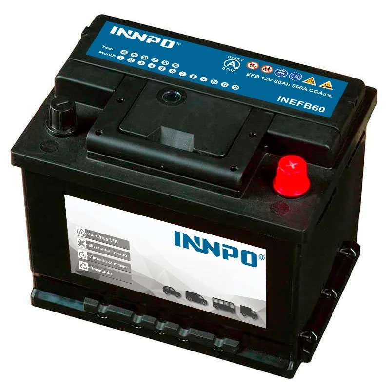 ▷ Batterie INNPO EFB 60Ah Start-Stop