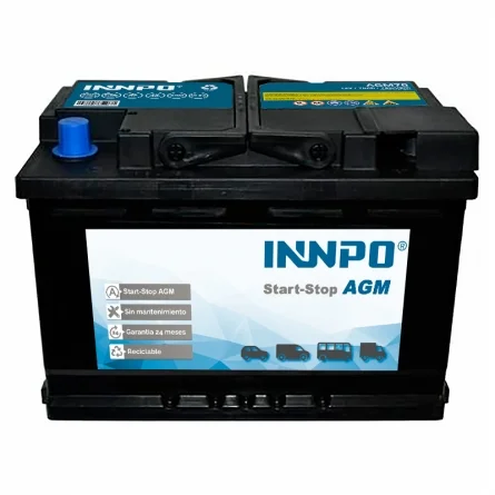 ▷ Battery INNPO AGM 70Ah 760A Start-Stop